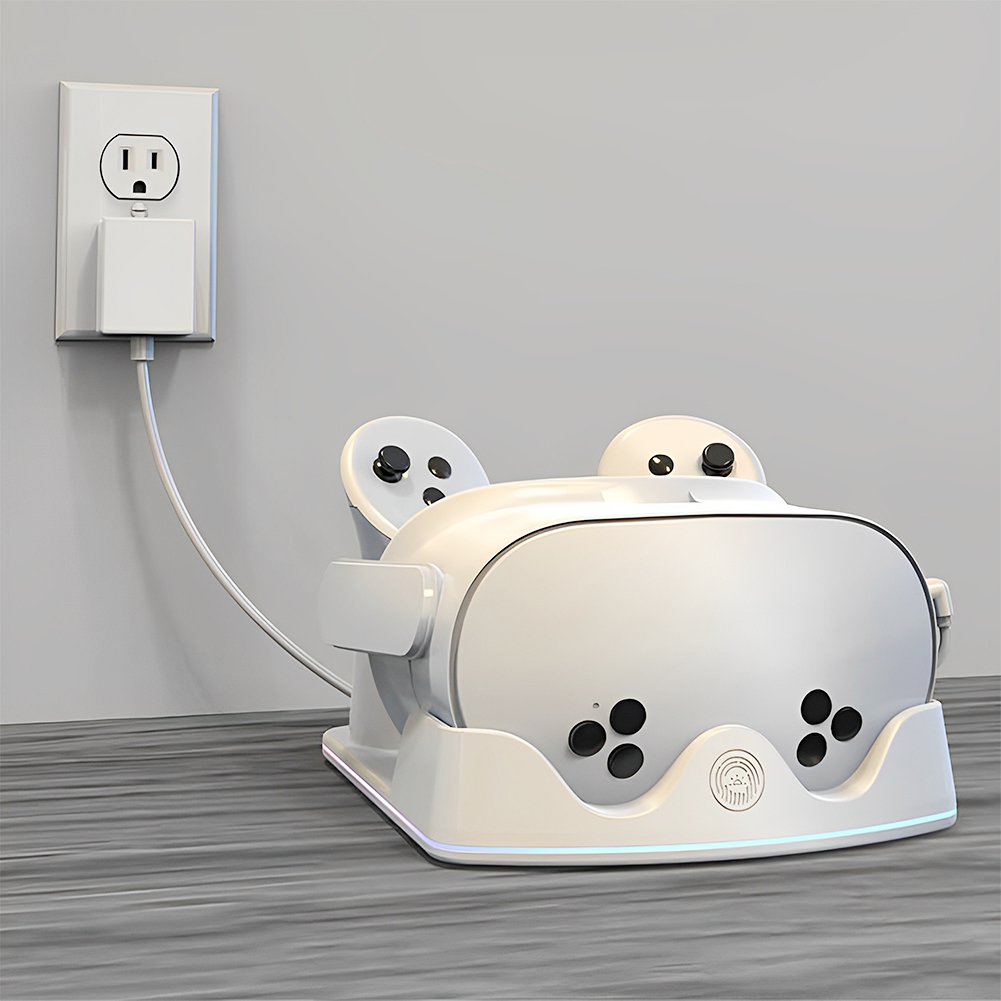 Controller Charging Stand - แท่นชาร์จสำหรับ Meta Quest 3S VR พร้อมไฟ