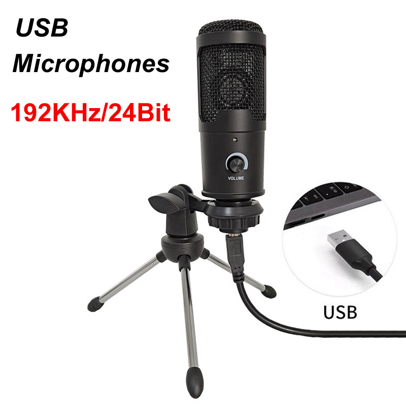 Streaming Mic Condenser - 1.5M USB คอนเดนเซอร์ไมโครโฟนไมโครโฟนสำหรับ PC คอมพิวเตอร์แล็ปท็อปร้องเพลงสตรีมมิ่งเกมการบันทึกสตูดิโอ YouTube