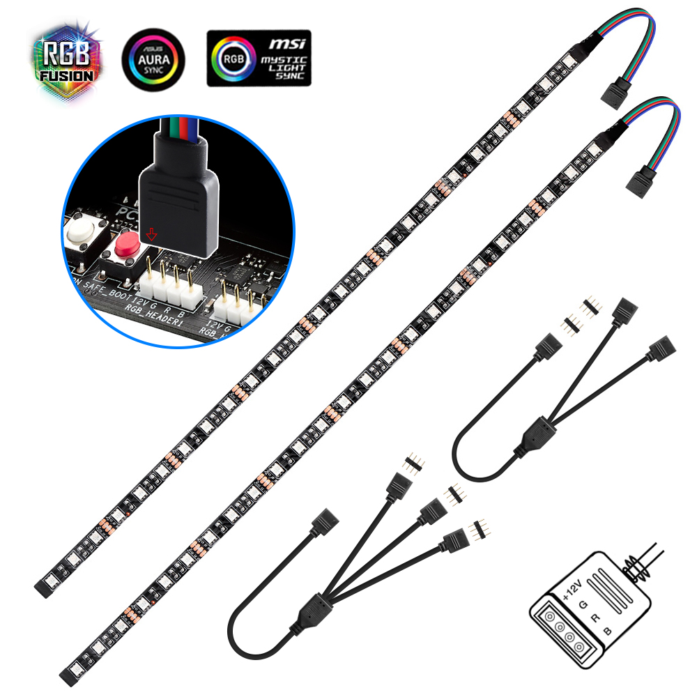Esports Gaming Splitter - RGB แถบไฟ LED Light 1ถึง2/3 Splitter