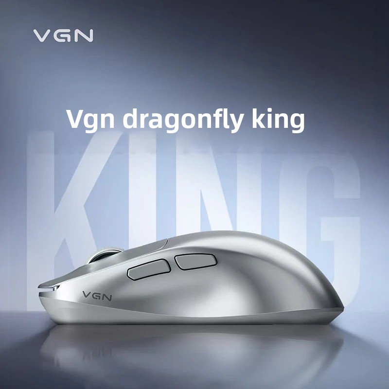 Esports Gaming Kings - วีจีเอ็น ดราก้อนฟลาย คิงแมกนีเซียมอัลลอยเมาส์ไร้สายสำหรับเล่นเกมแบบมืออาชีพน้ำหนักเบา 8K คู่พร้อมเซ็นเซอร์ PAW3950