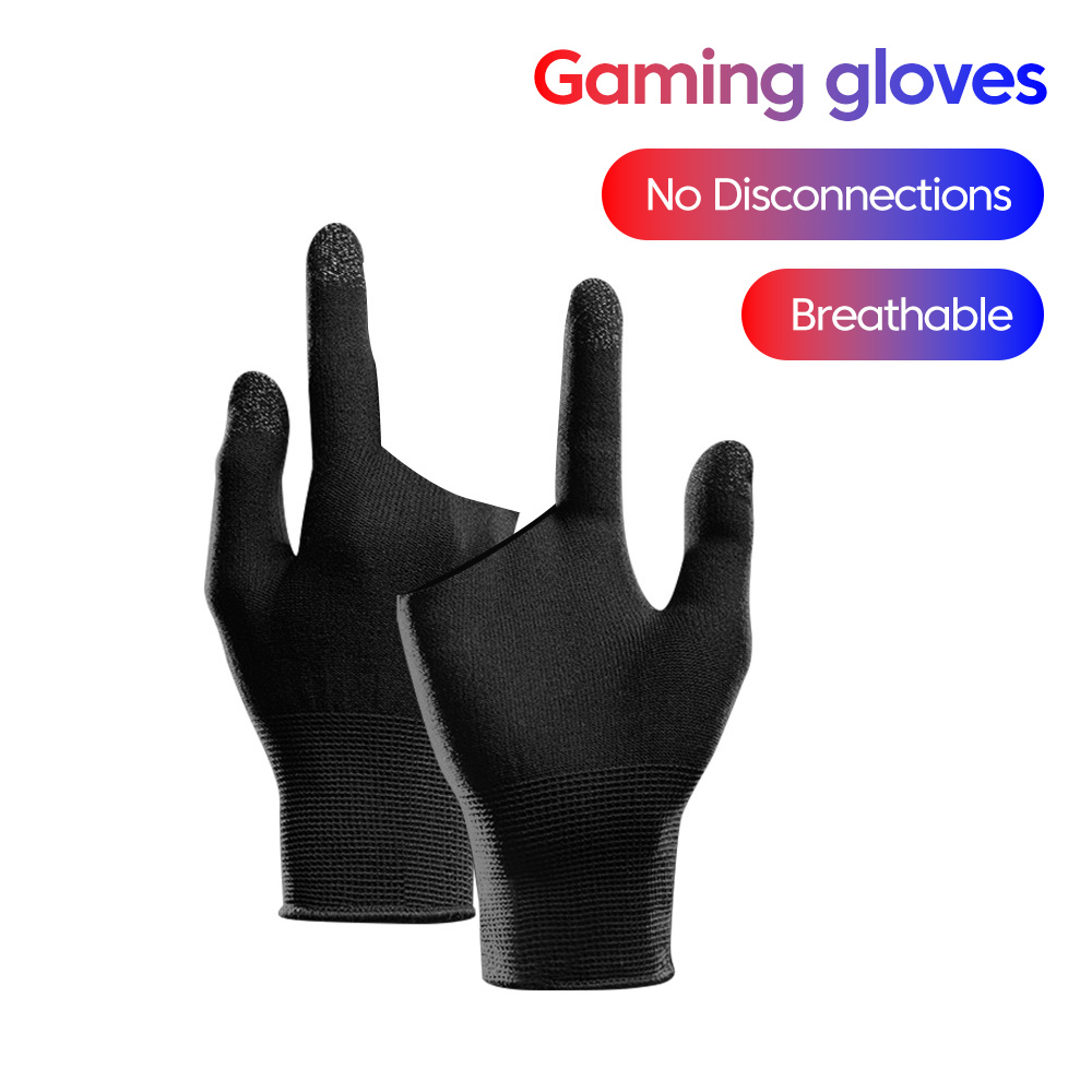 Esports Gaming Kings - ถุงมือเล่นเกมแบบสองนิ้ว สำหรับเกมมือถือ รุ่นบางพิเศษ ป้องกันเหงื่อ คิงออฟกลอรี่ ป้องกันการลื่น