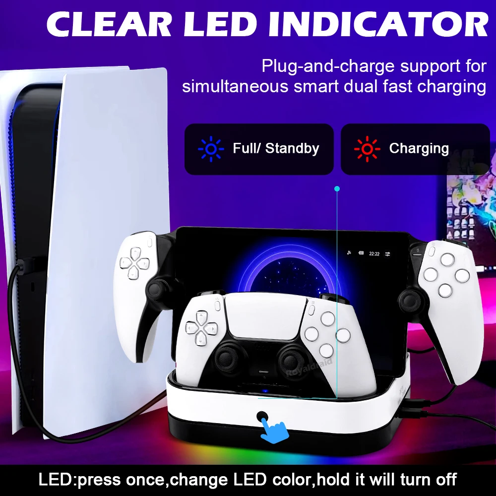 ใหม่สําหรับ PS5 Controller Cha - Controller Charging Stand บทวิจารณ์และราคา