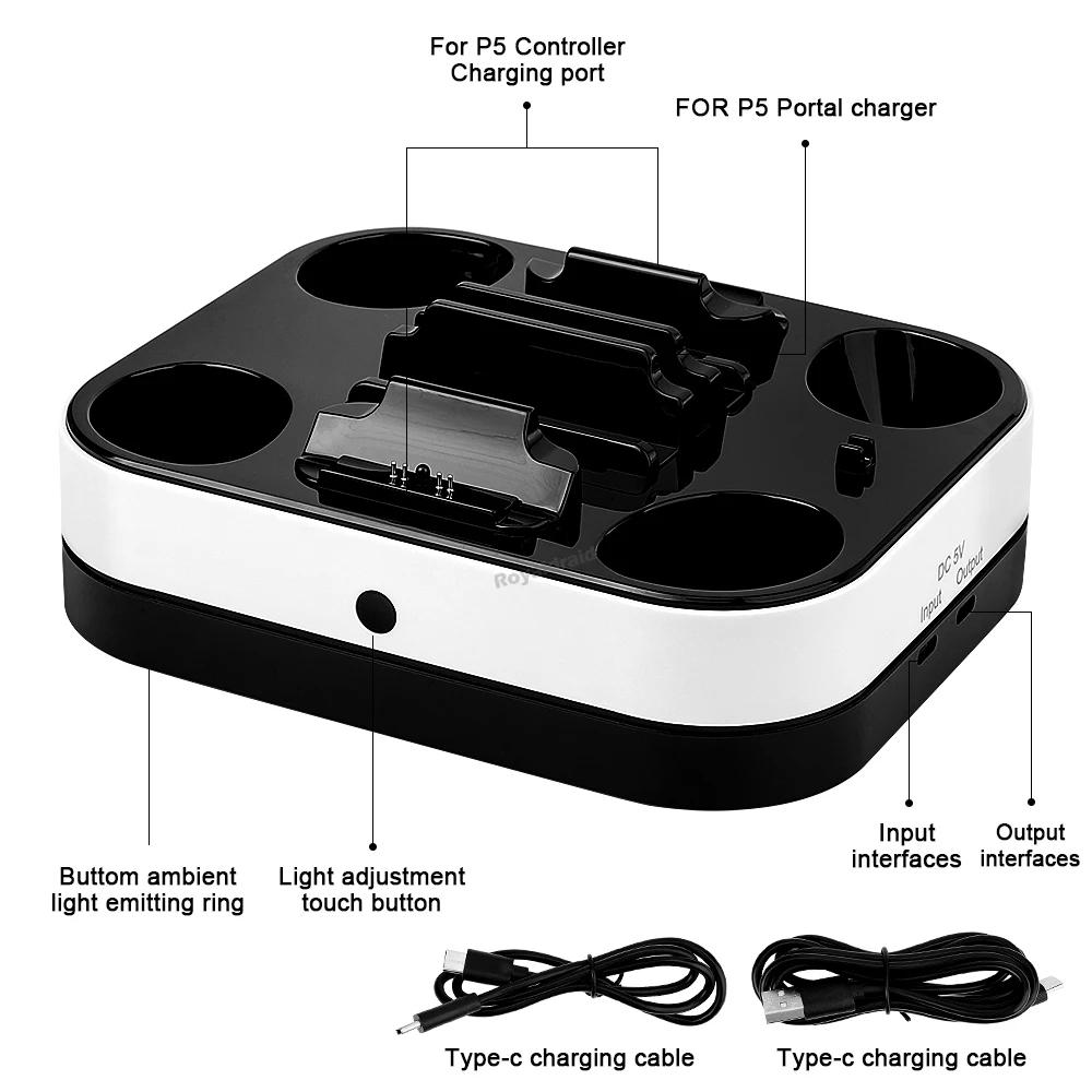 ใหม่สําหรับ PS5 Controller Cha - Controller Charging Stand บทวิจารณ์และราคา