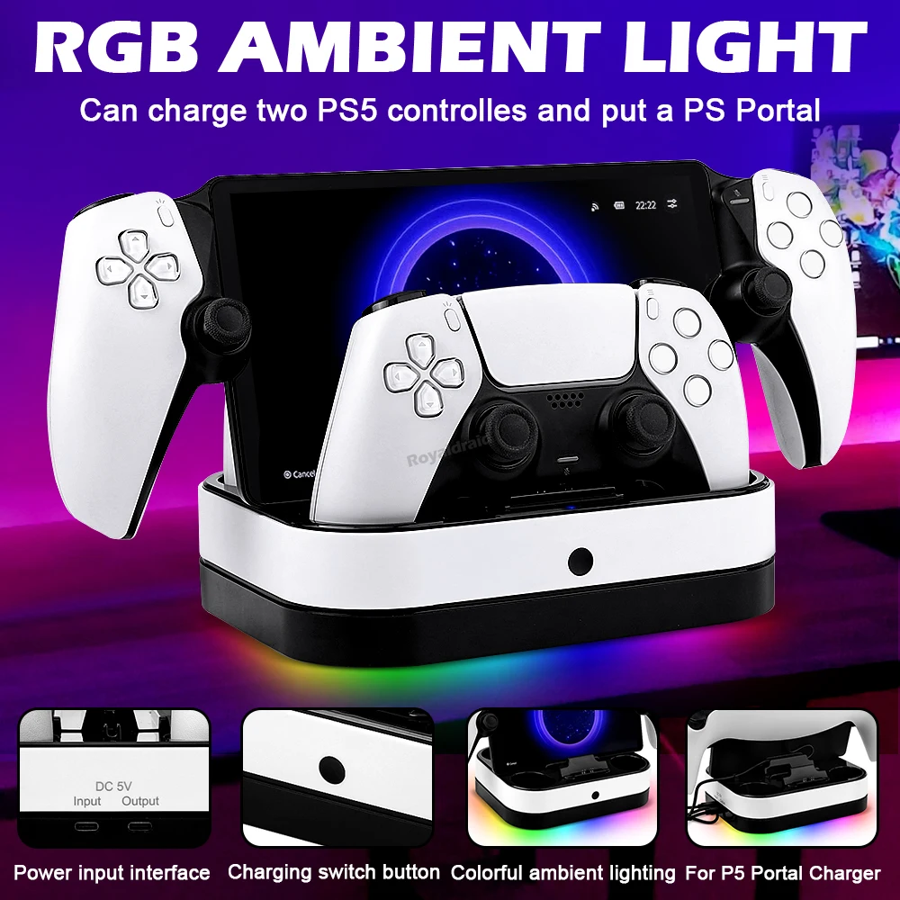 ใหม่สําหรับ PS5 Controller Cha - Controller Charging Stand บทวิจารณ์และราคา
