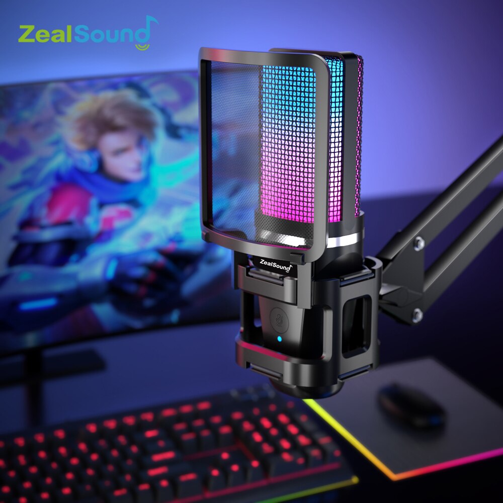 ไมโครโฟนบันทึกเสียง zealsound  - Streaming Mic Condenser บทวิจารณ์และราคา