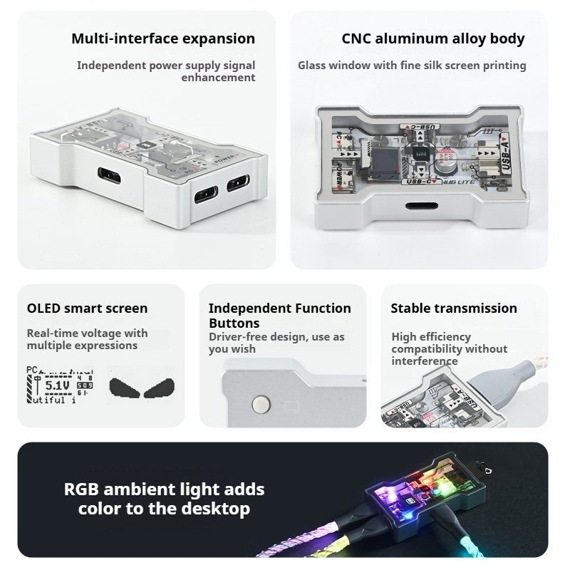 HMLAB HUB Lite - ฮับ USB สำหรั - Esports Gaming Splitter บทวิจารณ์และราคา