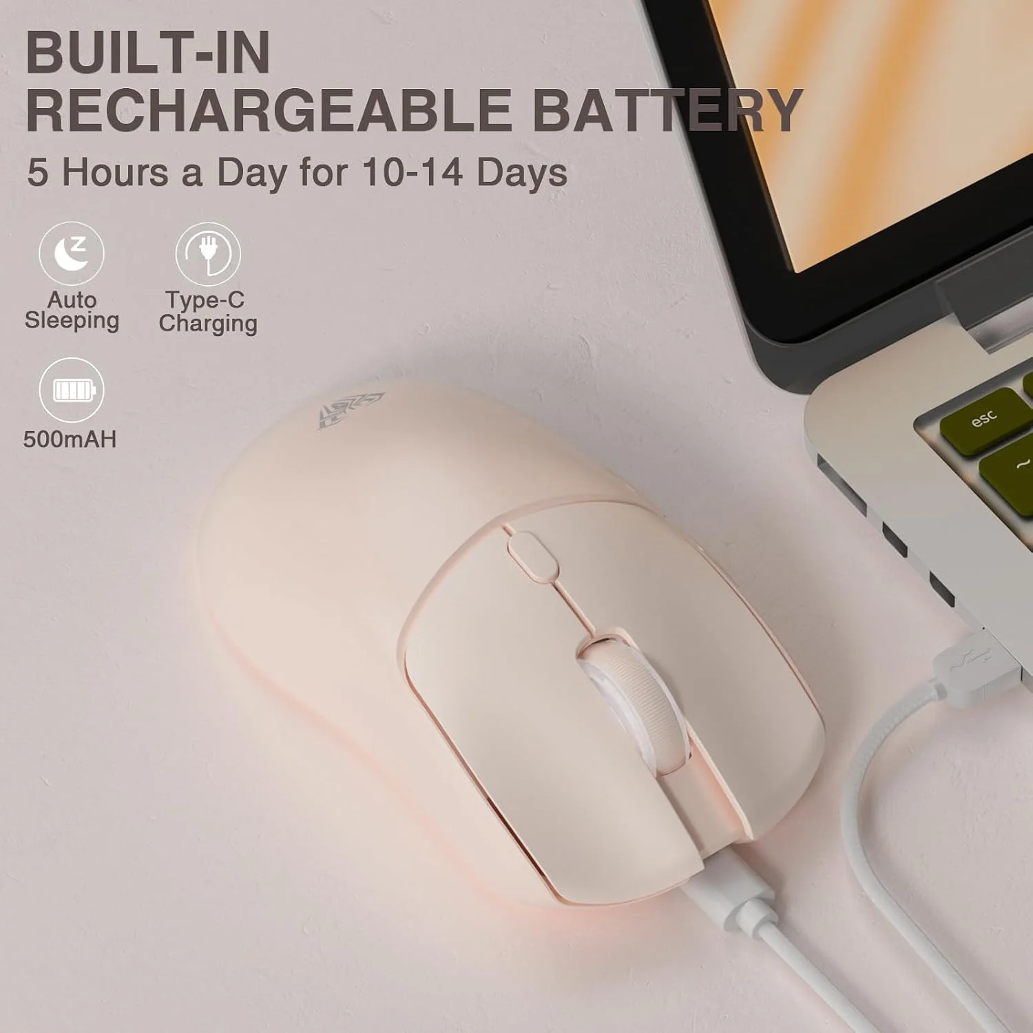 AULA SC580X ไตร-โหมดเมาส์เกมมิ - Esports Gaming Mouse บทวิจารณ์และราคา