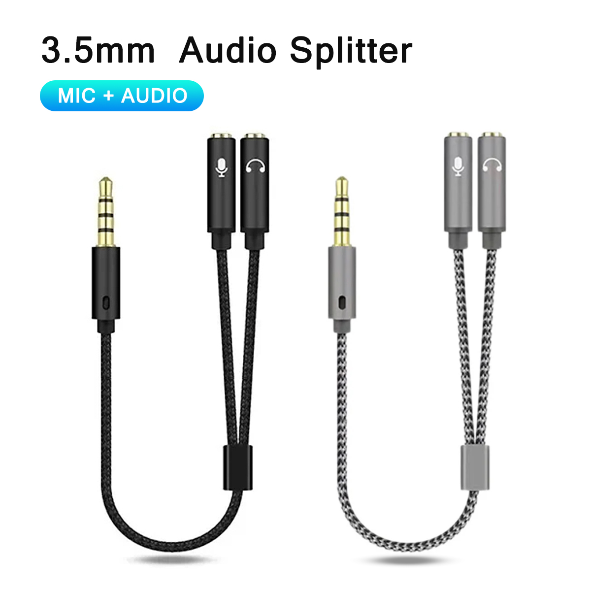 ชุดหูฟังSplitter 3.5 มม.+ ไมโค - Esports Gaming Splitter บทวิจารณ์และราคา