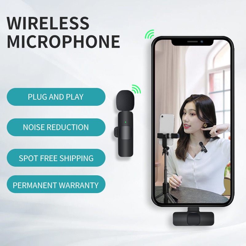 ไมโครโฟนไร้สายแบบหนีบปกเสื้อสำ - Streaming Mic Condenser บทวิจารณ์และราคา