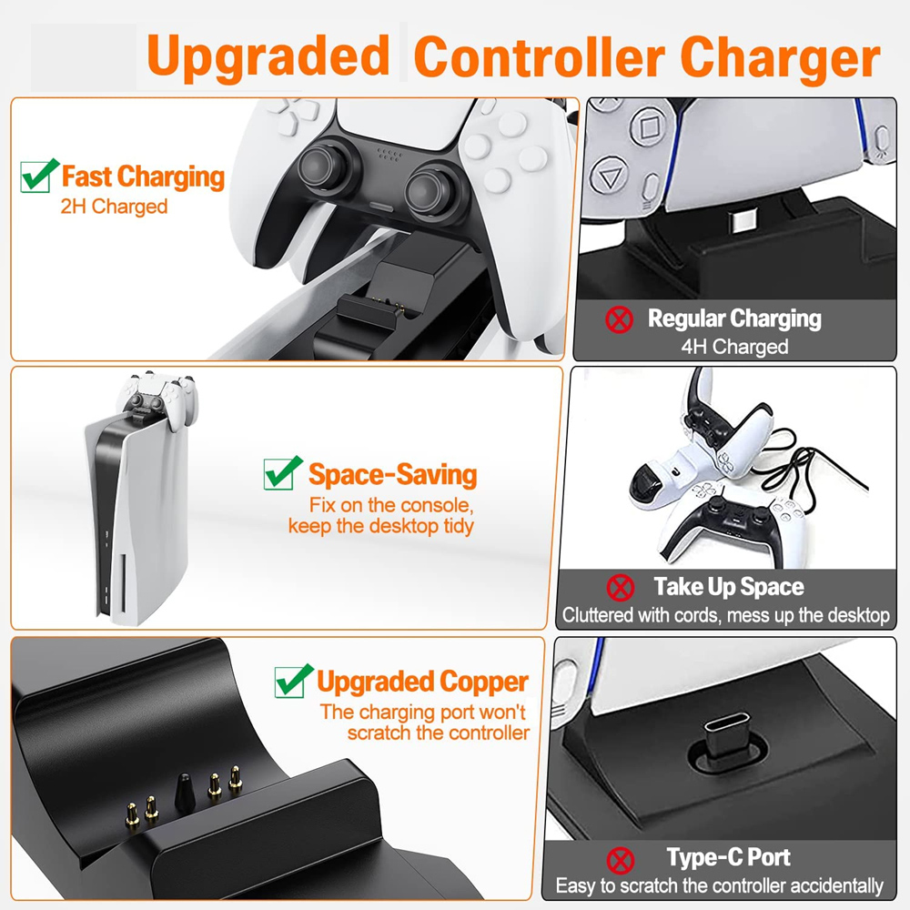 แท่นชาร์จเร็วแบบคู่สำหรับตัวคว - Controller Charging Stand บทวิจารณ์และราคา
