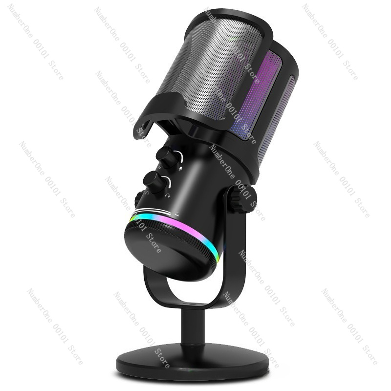 USB RGB คอนเดนเซอร์ไมโครโฟนเดส - Streaming Mic Condenser บทวิจารณ์และราคา