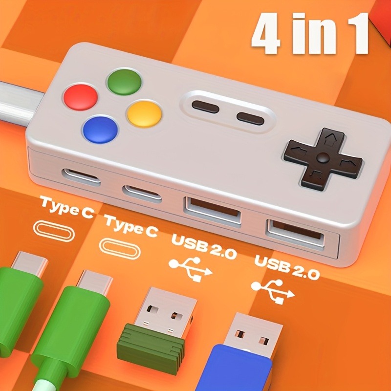 1 ชิ้น ฮับอเนกประสงค์พกพา 4-in - Esports Gaming Splitter บทวิจารณ์และราคา