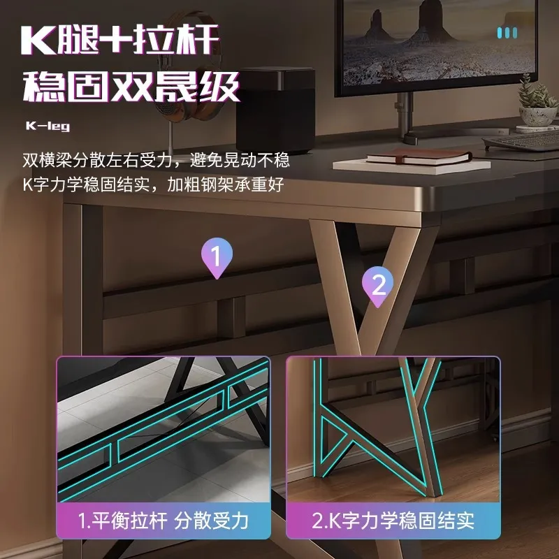 โต๊ะคอมพิวเตอร์แบบคู่ โต๊ะอีสป - Esports Gaming Station Desk บทวิจารณ์และราคา