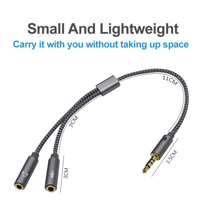 ตัวแยกสัญญาณเสียง 3.5 มม. + ไม - Esports Gaming Splitter บทวิจารณ์และราคา