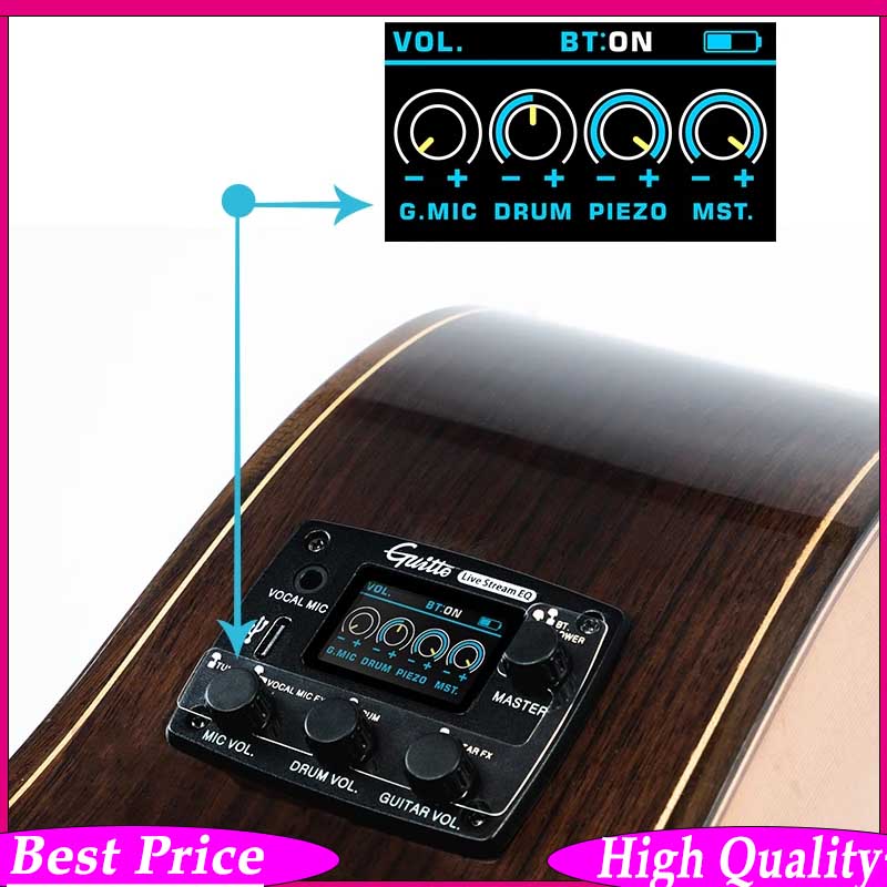กีต้าร์ Guitto GGP-05 ระบบปิ๊ก - Streaming Mic Condenser บทวิจารณ์และราคา